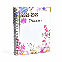 Agenda con Tapa Dura Impresa con Diseño Floral, Fabricante de Cuadernos Personalizados, Diario Decorativo y Duradero