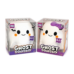 YIMENG Jouet Squishy Fantôme Mignon avec Nœud Kawaii, à Remontée Lente, Anti-Stress et Anti-Anxiété, Jouet Sensoriel à Presser pour Halloween, pour Filles, Vente en Gros - Product Image 1