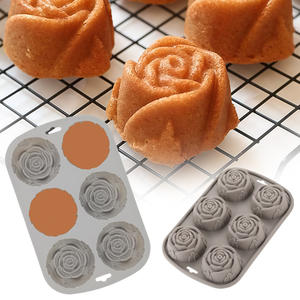 Moule en silicone en forme de roses pour gâteaux, bougies et loisirs créatifs – Vente en gros pour la maison - Product Image 4