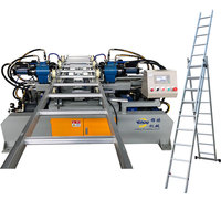 Machine à riveter en aluminium JINOU pour échelles triples extensibles avec PLC et moteur certifiée CE/ROHS, facile à utiliser