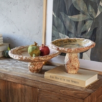 Plateau à fruits et gâteaux en céramique haut de gamme, style nordique, luxe léger, rétro, pour hôtel, fête ou décoration