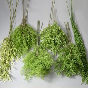 Plantas <span class=keywords><strong>de</strong></span> hojas <span class=keywords><strong>de</strong></span> espárragos artificiales para boda, decoración <span class=keywords><strong>de</strong></span> estilo forestal, flores, plantas verdes para Arreglo <span class=keywords><strong>de</strong></span> suelo - Product Image 3