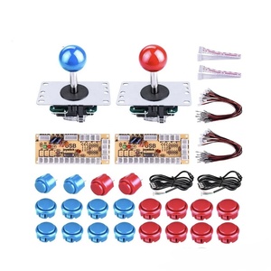 เครื่องเข้ารหัสยูเอสบีแบบ DIY สำหรับเครื่องเล่นเกมจัมม่าสำหรับผู้เล่น2คนตัวเข้ารหัสแบบไม่มีความล่าช้าใน<span class=keywords><strong>4</strong></span>/8แบบ DIY ปุ่มกดสำหรับเกม - Product Image 1