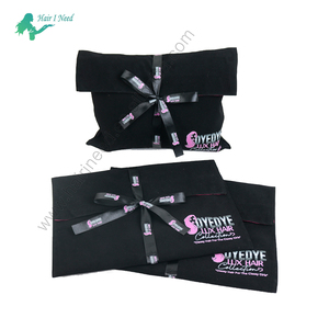 <span class=keywords><strong>Buste</strong></span> <span class=keywords><strong>Regalo</strong></span> in Velluto Personalizzate di Lusso con Fodera in Raso per Confezionamento di Extension per Capelli - Product Image 4