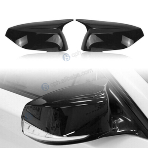 Cubiertas de espejo retrovisor negro brillante superventas M LOOK reemplazo de espejo lateral de nueva condición para coches Infiniti Q50L Q60 QX30 - Product Image 1