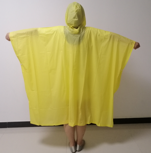 Poncho de <span class=keywords><strong>Lluvia</strong></span> Reutilizable de PVC con Logotipo Personalizado al por Mayor para Adultos, Impermeable, con Capucha, para Eventos al Aire Libre, Senderismo y Viajes - Product Image 4