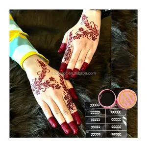 New Indian Black Pure Henna Paste Mehndi Wholesale Finger Cup Henna Cone Ink Cones Sexy Body Art Temporary Hands Painting Pastes