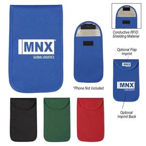 Pochette de protection anti-RFID en tissu Oxford imperméable, anti-pistage, anti-espionnage, anti-hack, pour la sécurité de la vie privée des téléphones portables - Product Image 1