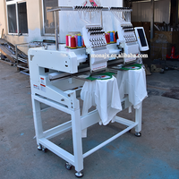 Machine à broder automatisée à tête unique, ordinateur pour t-shirt, logo, étiquette, Machine à broder