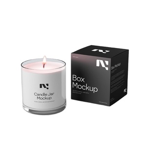 Personalized Rigid Candle Packaging Box with Handle Four-Color UV Coated Luxury Logo Printing and Gift Presentation - Product Image 5