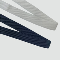 Bande élastique pour bretelles de vêtements en sangle de spandex/nylon rayée à chevrons, double face, épaisse et garantie