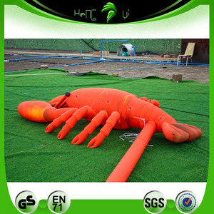Décoration de toit, modèle de <span class=keywords><strong>homard</strong></span> gonflable personnalisé, énorme écrevisse gonflable avec éclairage - Product Image 4