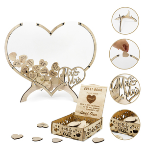 Regalos de Boda YQ para Invitados, Únicos y Divertidos, Alternativa Rústica 2023, Letrero de Libro de Madera y Acrílico - Product Image 2