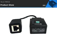 Effon Auto Focus Passport 1D 2D QR Lecteur de codes à barres CMOS PDF417 USB Scanner de codes à barres Kiosque Com Ticket en stock