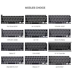 Vente en gros protecteur de <span class=keywords><strong>clavier</strong></span> <span class=keywords><strong>housse</strong></span> en silicone étanche à la poussière Version américaine pour nouveau MacBook Pro 14 16 2021 A2442 A2485 - Product Image 5
