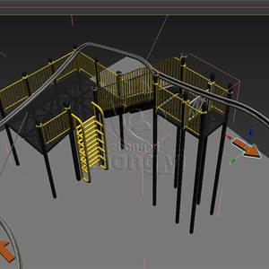 Trampoline de parc personnalisé, montagnes russes, avec fermeture éclair, pour trampoline - Product Image 6