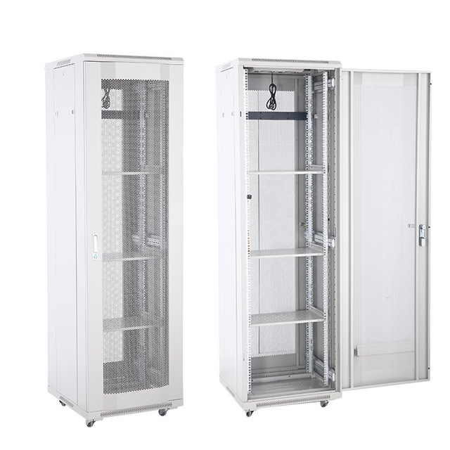 Data Center Equipment Freestanding SPCC Metal Portable Server Racks 19 Inch 42U 47U 48U