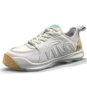 Sepatu Kasual Pria Kulit dengan Bagian Atas Jaring, Logo Kustom, Sol Tebal, Bernapas, Tahan Air, untuk Lari, Jalan, dan Aktivitas Luar Ruangan - Product Image 6