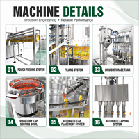 Machine de capsulage de remplissage de poche de bec d'eau minérale de yaourt de lait de soja de sauce