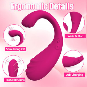 New Dual-<b>Vibration</b> Jumping for App Remote Mute <b>Vibrator</b> Women's Flirting Toy Masturbator Sex Toy USB Charging - Product Image 5