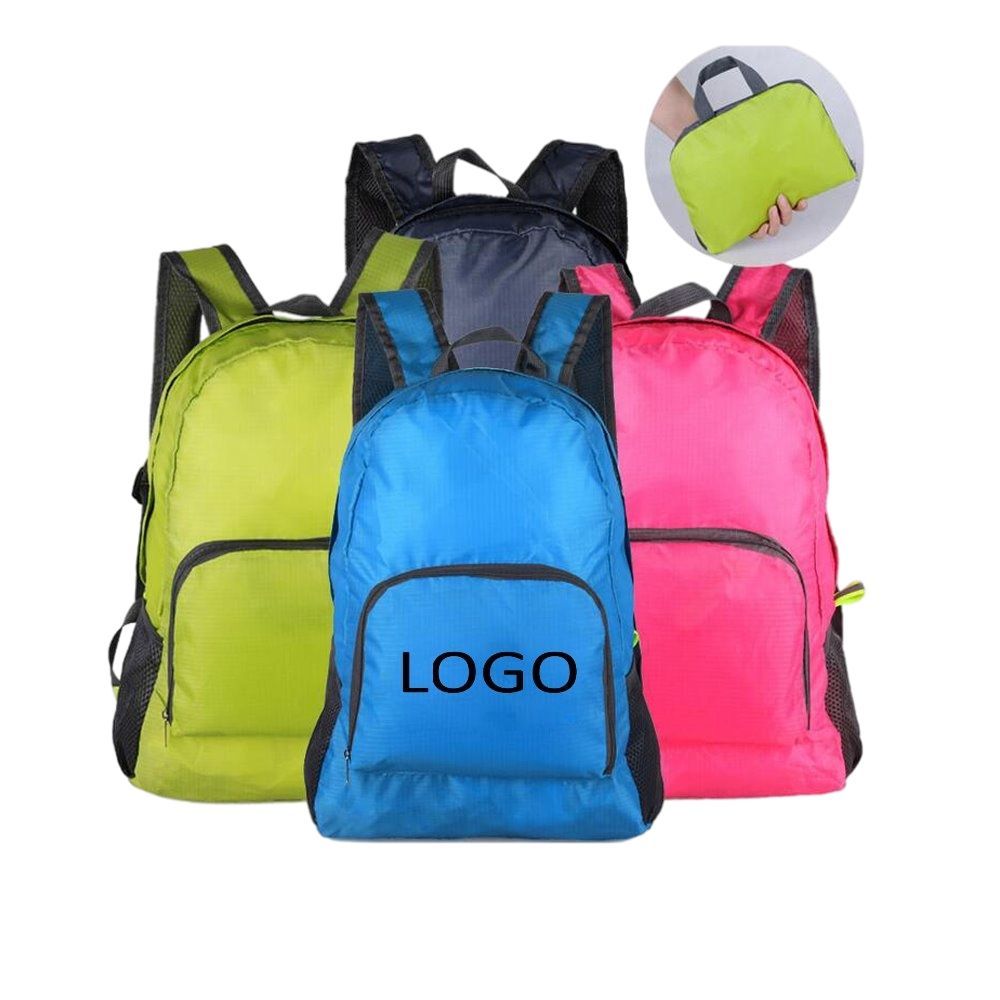 Недорогой дорожный походный рюкзак с логотипом на заказ, легкий портативный складной рюкзак, модный рюкзак, школьные сумки унисекс, небольшой минимальный заказ