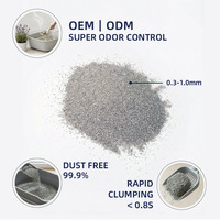 Lettiera per Gatti Antiaderente Facile da Raccogliere in Bentonite - CrushMax Crush Shape 99,9% Senza Polvere, Minerale Naturale