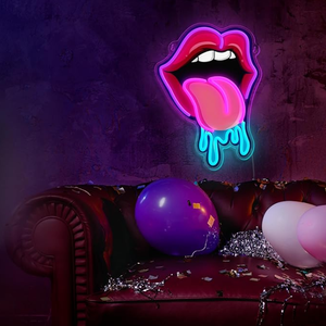 Letrero LED de Neón Personalizado con Diseño de Boca Grande y Labios Rojos, Control por Bluetooth/WiFi, Resistente al Agua IPX7, Energía Solar, para Publicidad en Edificios y Tiendas - Product Image 6