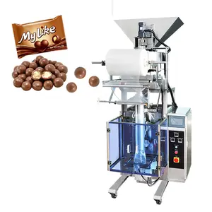 Volautomatische 100G 200G 500G Suikerzaad Snoep Chocolade Pinda Granule Verticale Verpakkingsmachine