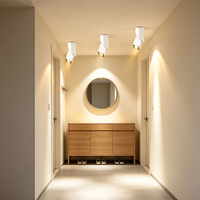 Luminaire LED pliable créatif à montage en surface, angle de faisceau réglable, style nordique carré