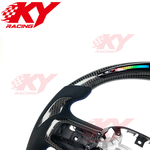 Accesorios para Automóviles Dodge Ram 1500 SRT TRX Rebel 4500 5500 2500 3500, Empuñaduras de Gamuza, Pantalla LED RPM, Volante de Fibra de Carbono - Product Image 2