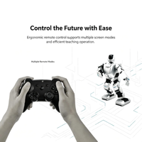 Caméras de tête et de poitrine pour robot humanoïde programmable avec microphone, algorithme de marche double, composant électronique mécanique ZY 7.4V