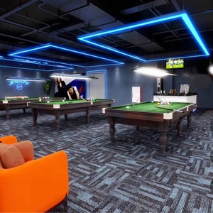 Hình chữ nhật hồ bơi bảng đèn Snooker trang trí chiếu sáng treo đèn phòng bi-a vuông LED tuyến tính trần ánh sáng mặt dây chuyền - Product Image 4