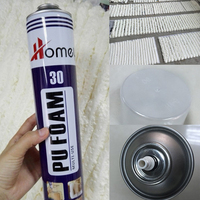 Mousse de polyuréthane liquide flexible et pliable pour l'étanchéité et le remplissage, mousse PU chimique