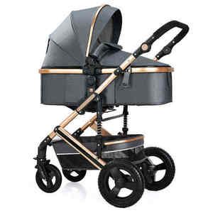 2025 Neugeborenes <span class=keywords><strong>3</strong></span>-<span class=keywords><strong>in</strong></span>-1-Kinderwagen mit Autos itz im europäischen Stil Multifunktion aler faltbarer Kinderwagen mit Aluminium legierung rahmen - Product Image 1
