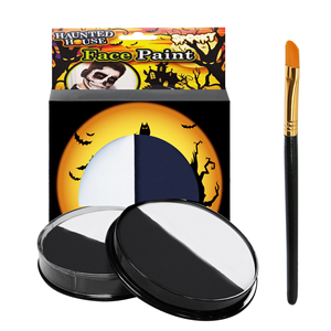 <span class=keywords><strong>Peinture</strong></span> corporelle et crayons pour le visage noir et blanc de clown pour Halloween, 7 pièces - Product Image 3