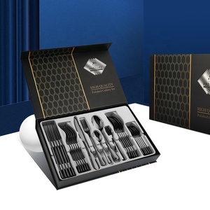 Ensemble de couverts de luxe en acier inoxydable, Offre Spéciale, 30 pièces, couteau, fourchette, cuillère, cadeau - Product Image 1