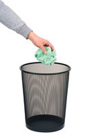 Vente en gros de poubelle en acier inoxydable 2024 Corbeille à papier à déchets humains simple sans couvercle Prix bon marché Seau de stockage pour les ordures