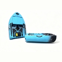 Kayak de pêche modulaire pliable LSF 2.1-3M de long, 1M de large, avec pédales et moteur, pour une personne, avec bac à poissons vivants intégré, garantie 1 an, pour la pêche et le surf