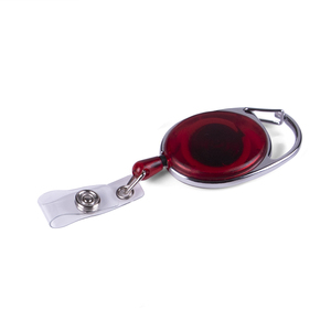 อุปกรณ์เสริมสำหรับม้วนป้าย ID แบบพับเก็บได้พลาสติกทรงกลมขนาดใหญ่สำหรับป้ายบัตรประชาชน - Product Image 2