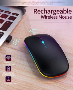 Không Dây BT 2.4G 2-in-1 chế độ kép RGB Backlit Chuột quang chơi game thuận tay phải Ergonomic xách tay Sạc USB máy tính xách tay Mac - Product Image 5