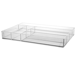 Cocina <span class=keywords><strong>de</strong></span> acrílico claro cuchillos tenedores cajón organizador <span class=keywords><strong>de</strong></span> <span class=keywords><strong>cucharas</strong></span> <span class=keywords><strong>de</strong></span> servir - Product Image 2