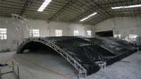 Arco de Aluminio para Iluminación Musical, Estructura de Iluminación para Conciertos, Techo de Arco para Eventos