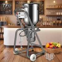 TFU Commerciële Kaasschaafmachine 2200W RVS Automatische Smoothie Sneeuw IJs Crusher Grote Capaciteit IJsvergruizer