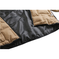 Veste matelassée d'hiver pour homme grande taille, imperméable et coupe-vent, fermeture éclair, uniforme de travail