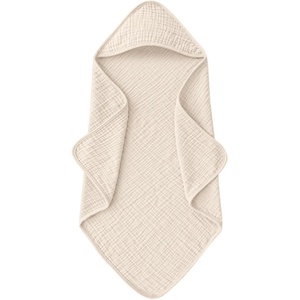 Serviette <span class=keywords><strong>de</strong></span> <span class=keywords><strong>bain</strong></span> pour bébé en gaze à quatre couches, <span class=keywords><strong>cape</strong></span> absorbante en pur coton pour enfants, couverture enveloppante à capuche pour nourrissons et tout-petits - Product Image 5