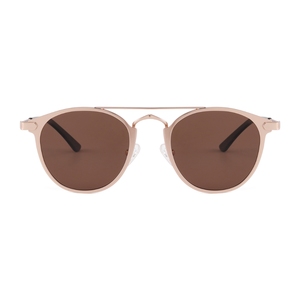 <b>Round</b> <b>Sunglasses</b> Full Rim Metal <b>Frame</b> Gradient Lenses 100% UV Protection Unisex Adult Sun Protection - Product Image 6