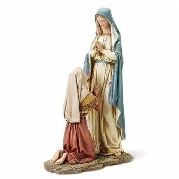 Statue religiose in resina personalizzate famose cattoliche con LOGO/forma/dimensione/imballaggio personalizzato accettabile