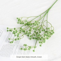 LO-1152 Kunstmatige Baby's Breath Steel, Enkelvoudige Gypsophila Spray voor Minimalistische Vaas & Bloemdecoratie voor Thuis