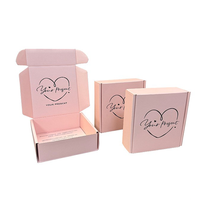 Boîte d'avion extra dure personnalisée Express carton d'emballage extérieur cosmétique pliant avec votre propre logo