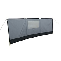 Berkemah Windbreaks Kompor Kaca Depan Pantai Kaca Depan Tempat Tinggal, Kerai, Musim Dingin Outdoor Caravan Perlindungan Privasi
